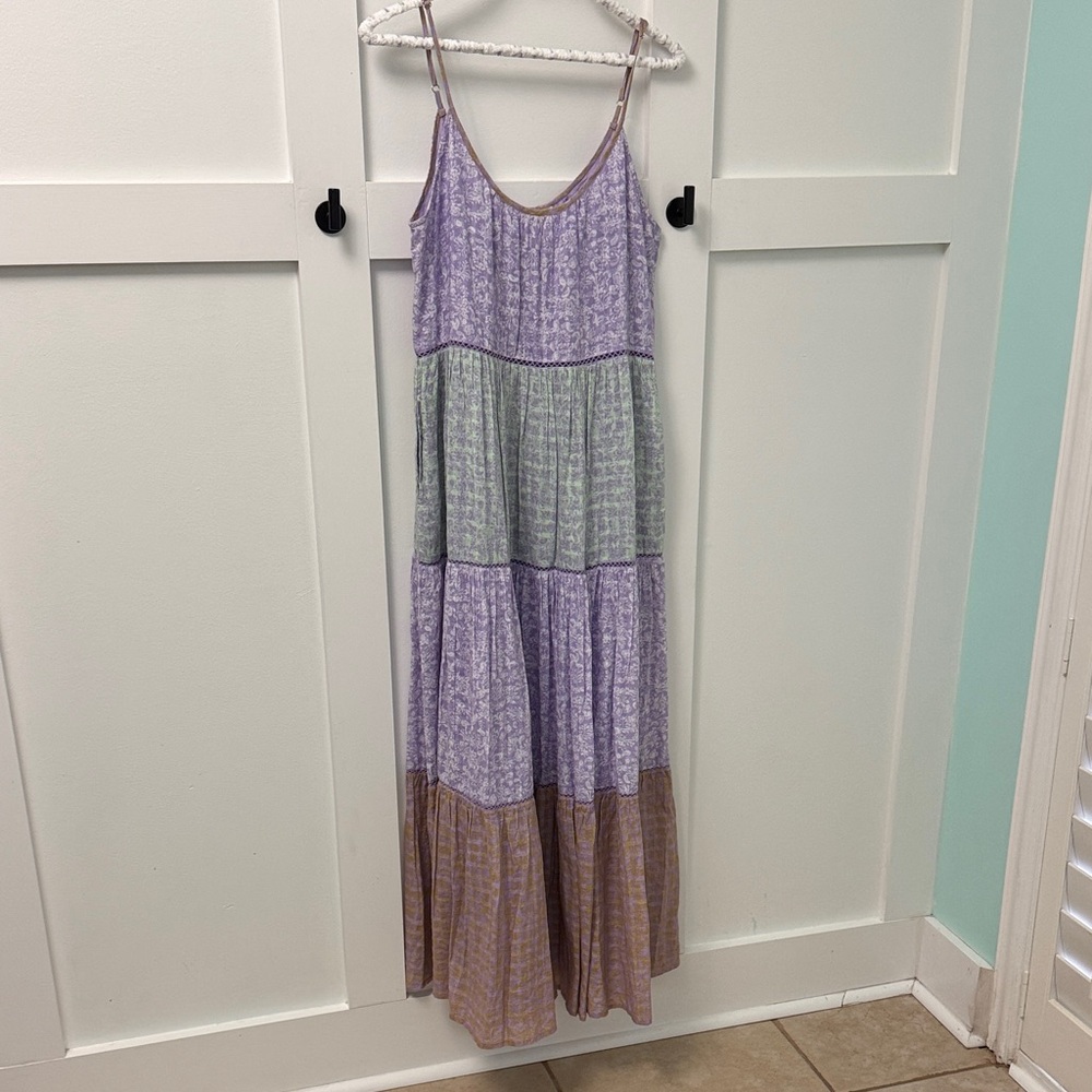 Roller Rabbit Lavender and Gold Dress